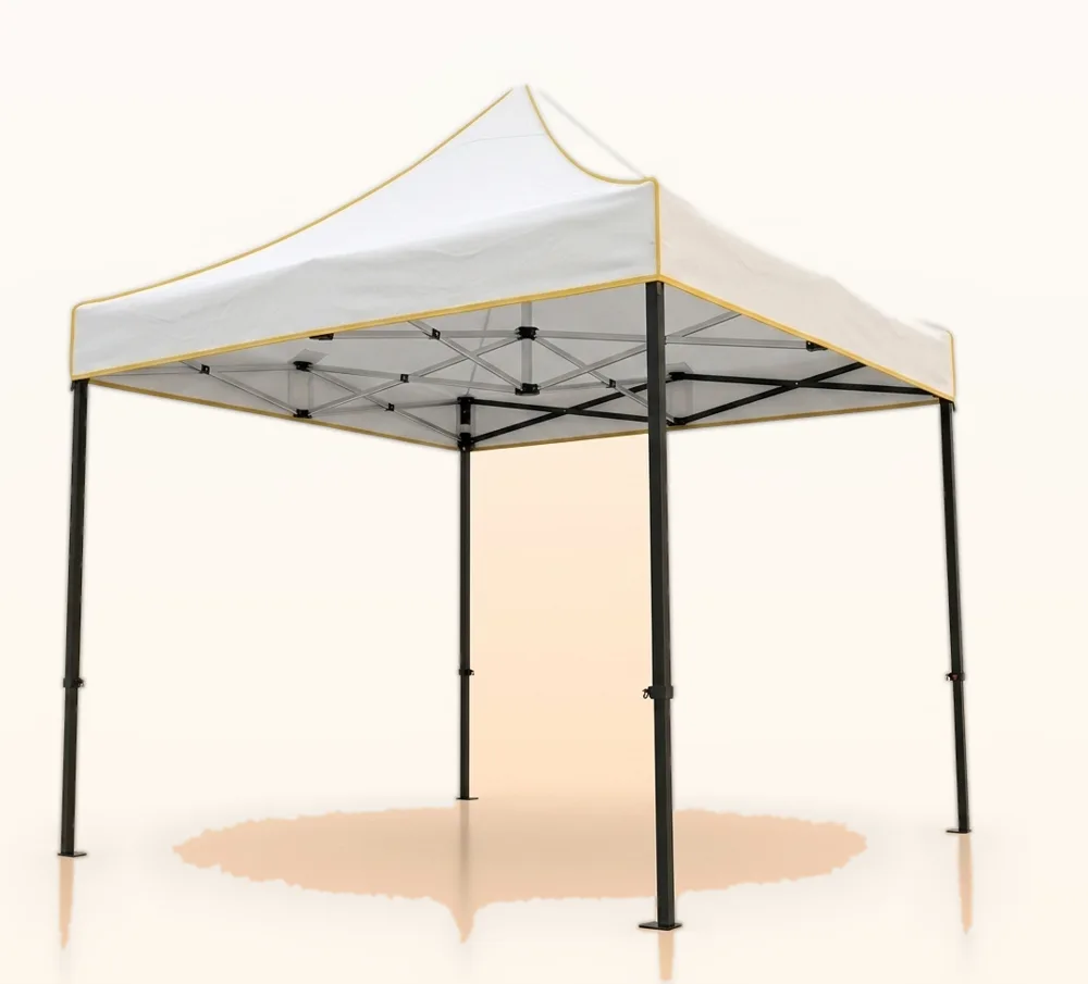 Pavillon Standard 3x3 m von unten - stabiles Gestänge